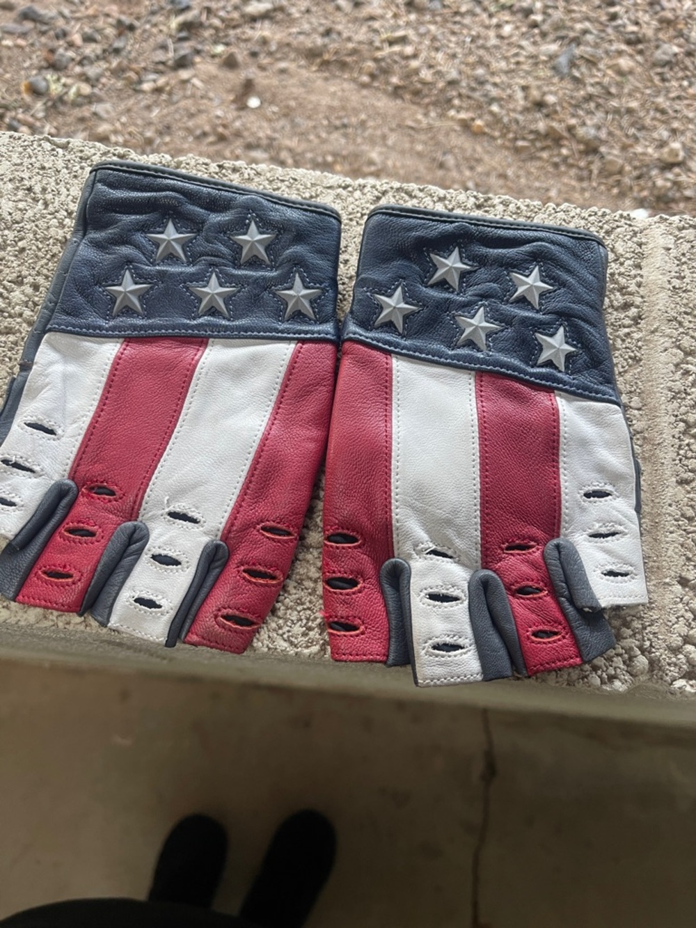 Harley Davidson Leather Riding Gloves